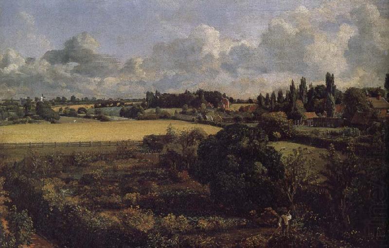 The Kitchen Garden at East Bergholt House,Essex, John Constable